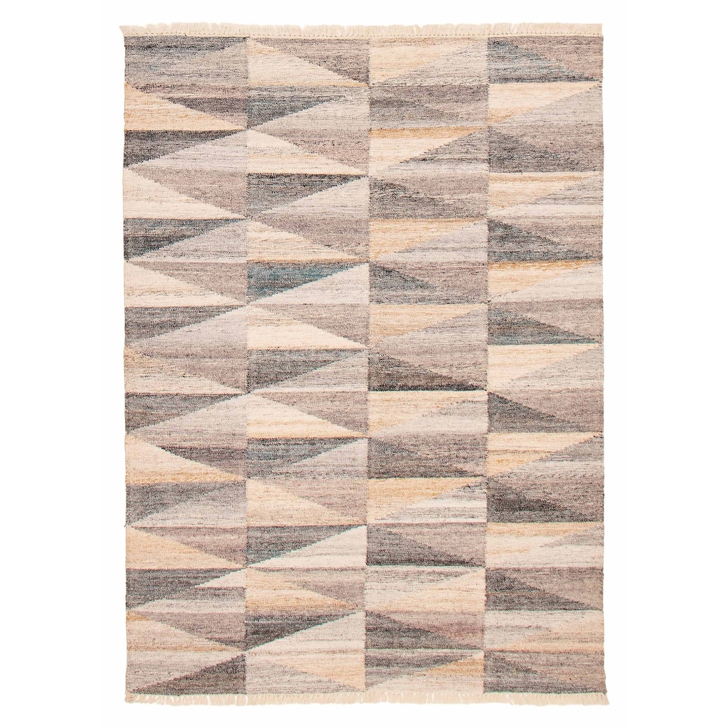 Ankara FW Grey Kilim 5'4" x 7'6" - 5'4 x 7'6