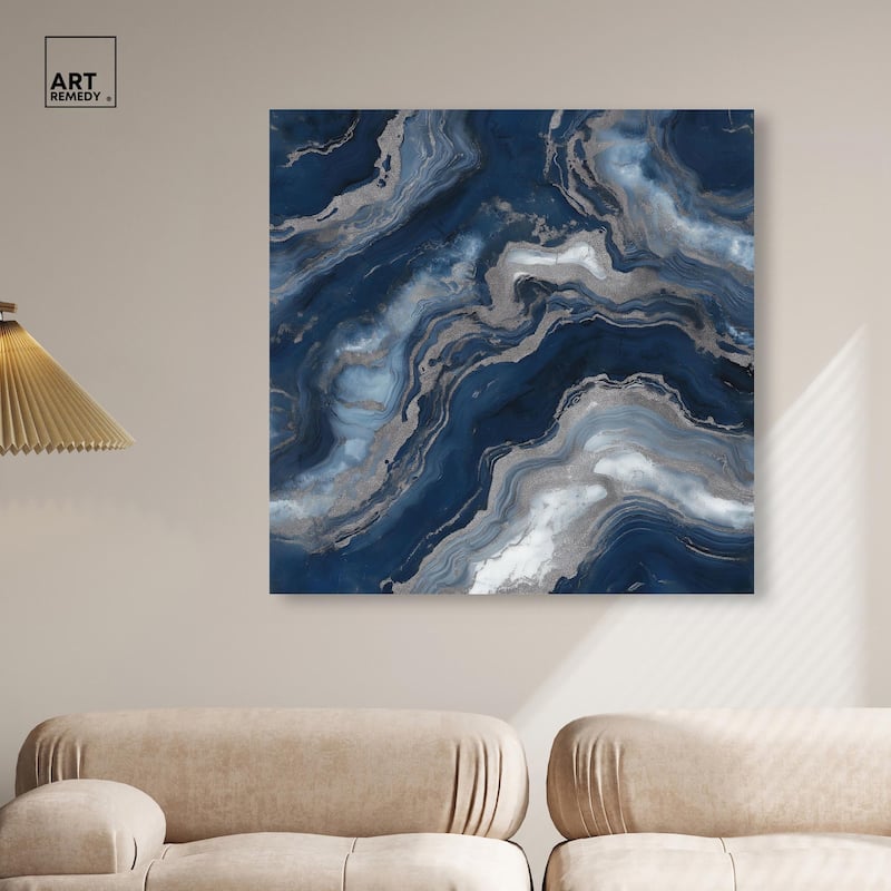 Deep Sea Geode I Canvas by Art Remedy, Gallery Wrapped
