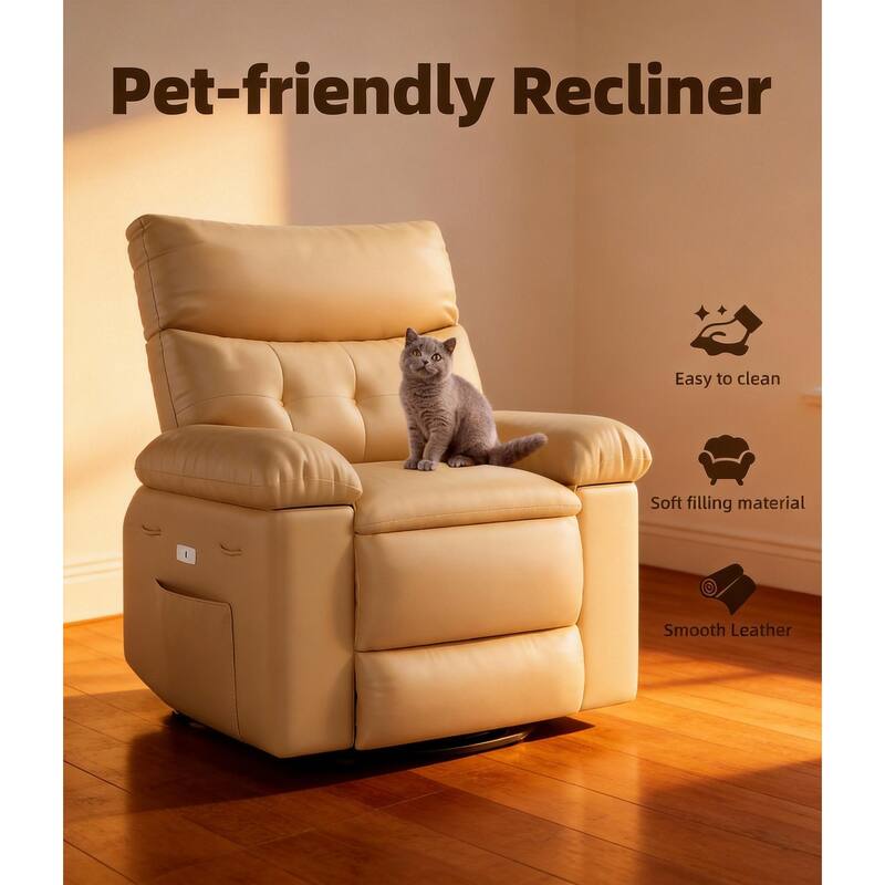 22"W Rocker Recliner, with Oversized Seat