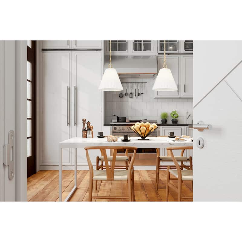 Alaric 1 Light Pendant in Modern Gold