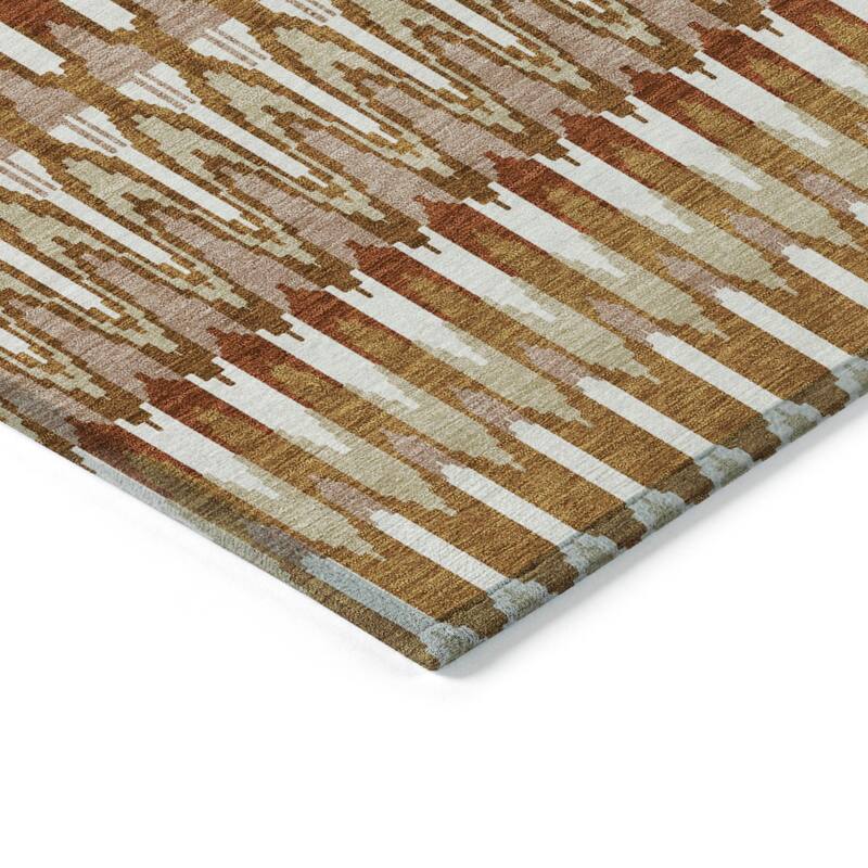 Machine Washable Indoor/ Outdoor Chantille Moroccan Boho Rug