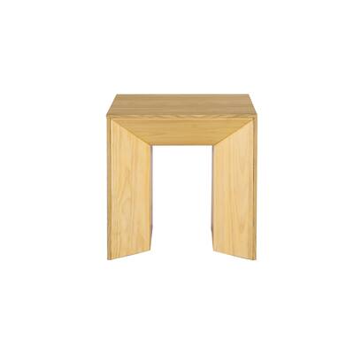 Natural Oak Finish End Table