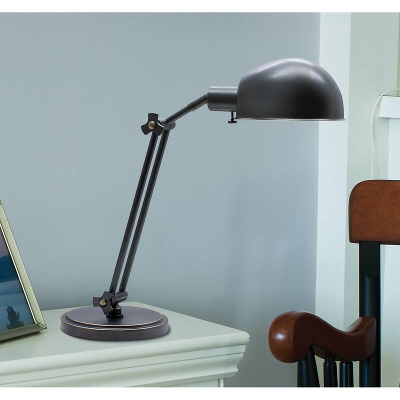 House of Troy Addison 1 Light 24"-32" Adjustable Height Desk Lamp