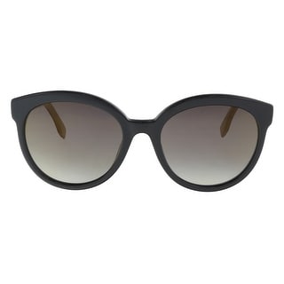 Shop Fendi Ff0268s 0807 Black Cat Eye Sunglasses 56 20 145 On