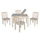 preview thumbnail 13 of 21, Kids Table with Lift Up Top and 4 Mission Juvenile Chairs - 5 Piece Set