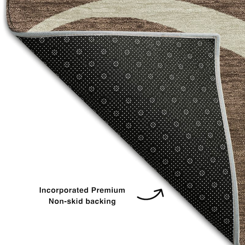 Premium Washable Super Soft Abstract Dash Mayfield Rug
