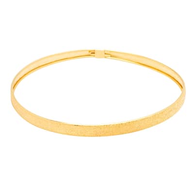 Victoria Townsend Gold over Sterling Silver Tri-color Bangle
