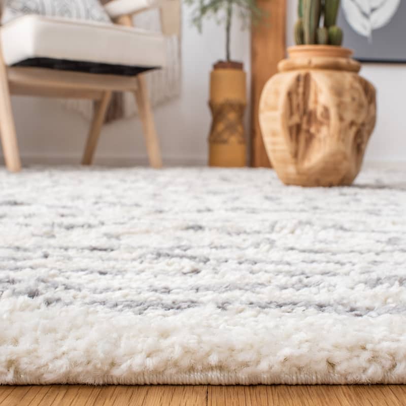 SAFAVIEH Arizona Shag Lotta Moroccan 1.2-inch Thick Rug