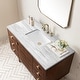 preview thumbnail 25 of 39, James Martin Vanities Amberly 48" Single Vanity, Mid-Century Walnut