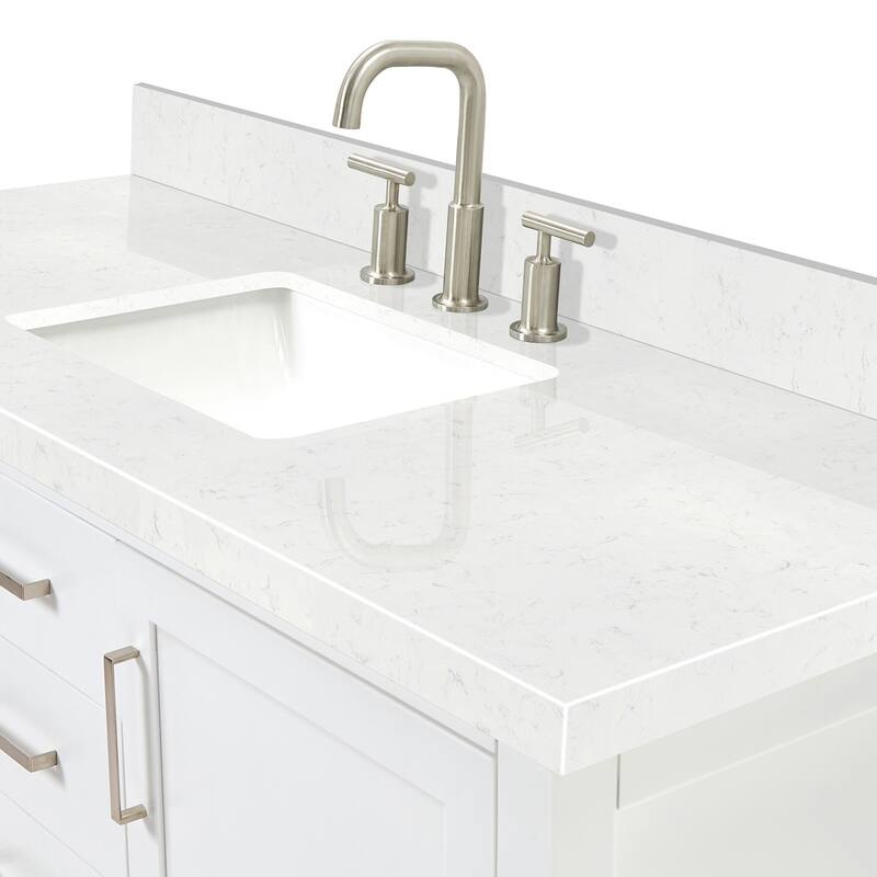 Ariel R054SCQRVO Bayhill 54" Free Standing Single Basin Vanity Set