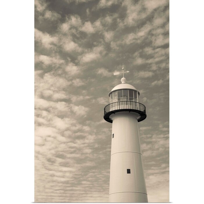 Shop Low Angle View Of A Lighthouse Biloxi Lighthouse Biloxi Mississippi Poster Print On Sale Overstock 16891764