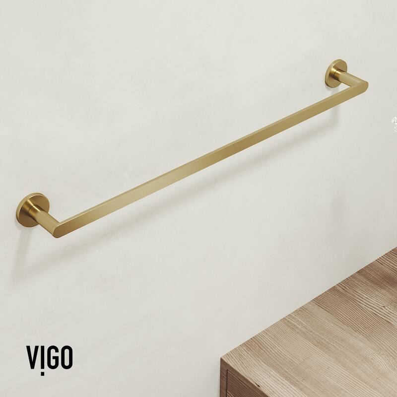 VIGO Arden 3-Piece Bathroom Hardware Accessory Set with 24 in. Towel Bar, Toilet Paper Holder, Hand Towel Holder