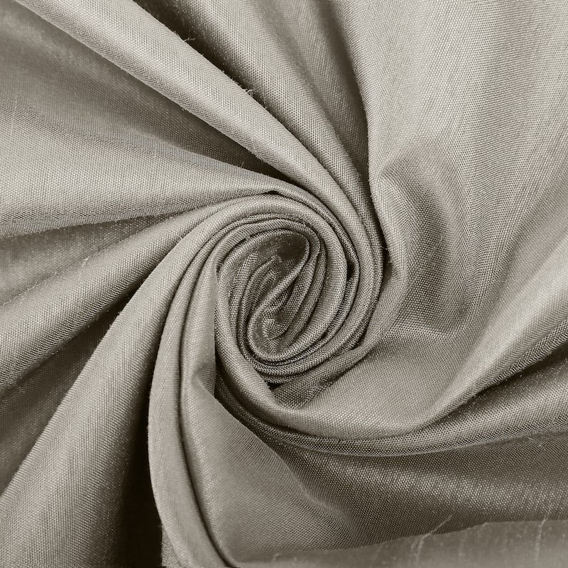 Sun Zero Evelina Faux Dupioni Silk Blackout Curtain Panel, Single Panel