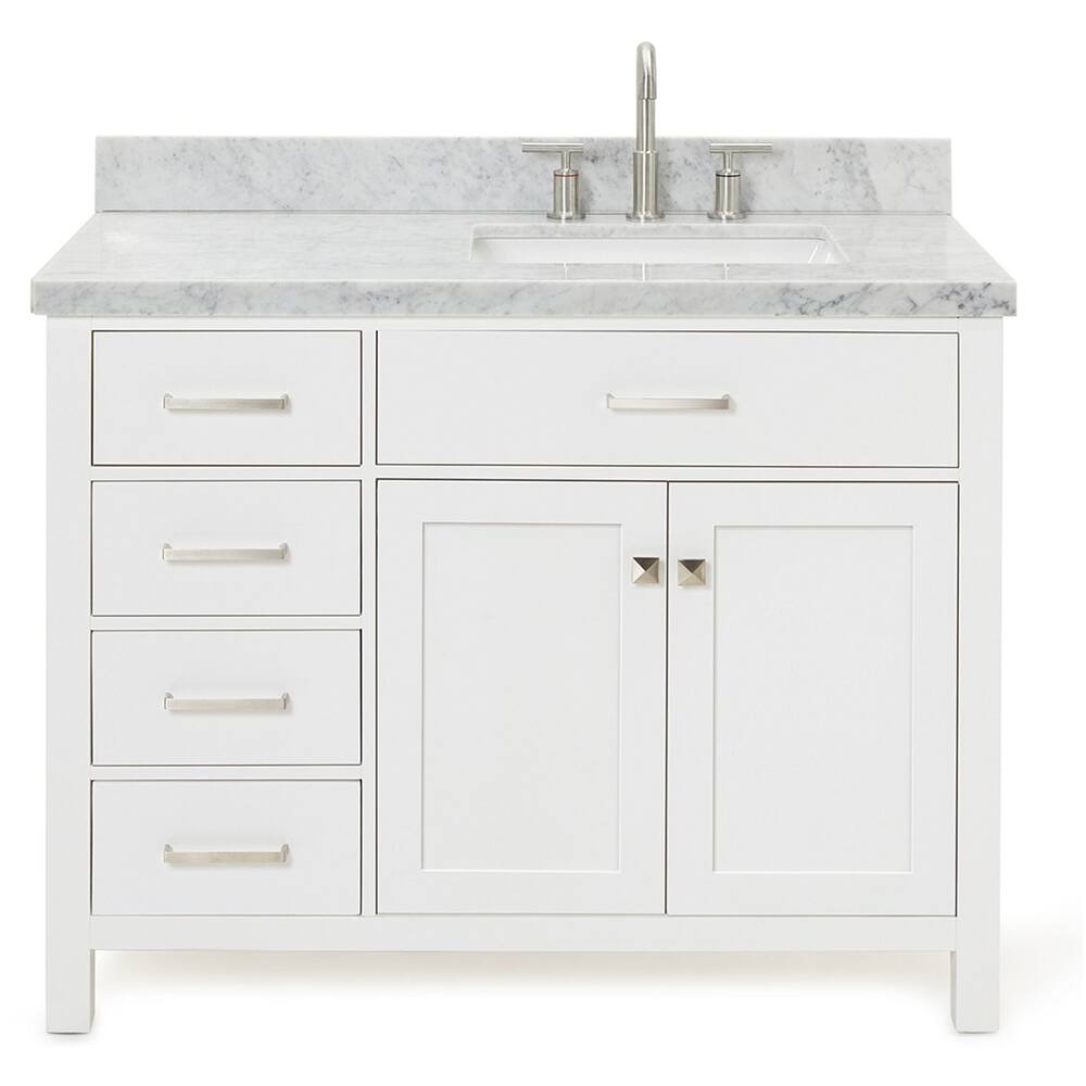 Ariel H043SRCWRVO Bristol 43" Free Standing Single Rectangular Basin