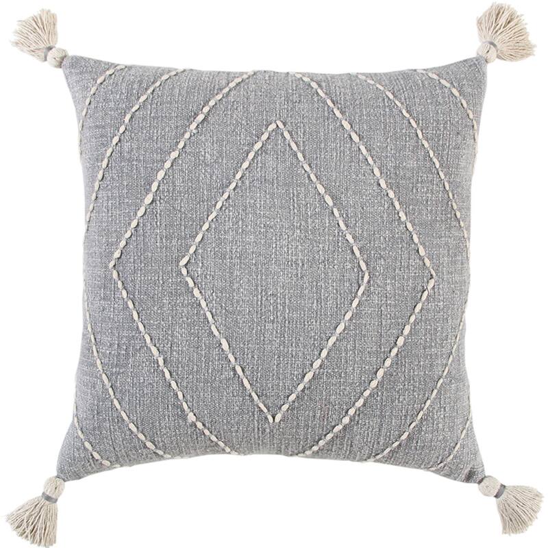 Diamond Textured Cotton Pillow Cover