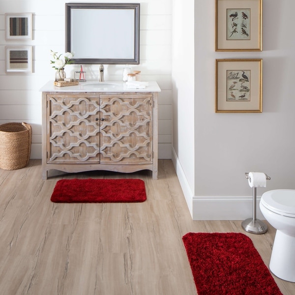 BIGFOOT Luxury Chenille Bathroom Rug Mat 30 x 20, Extra Soft and Absor –  BedBathKitchen