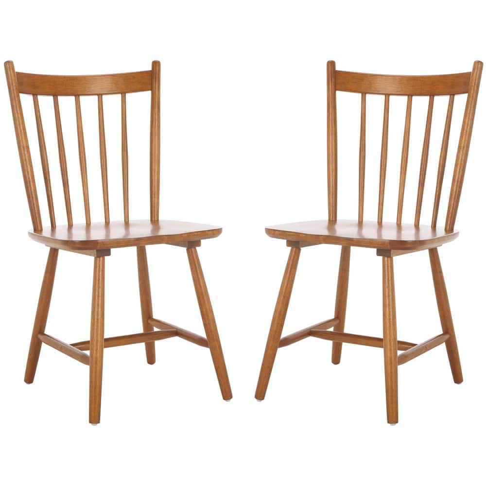 SAFAVIEH HOME Andreas Spindle Dining Chair (Set of 2) - 17"W x 20"D x 36"H