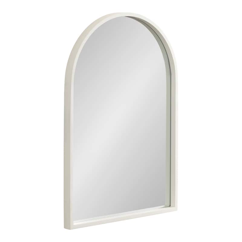 Kate and Laurel Travis Arch Framed Wall Mirror - 20x30 - White