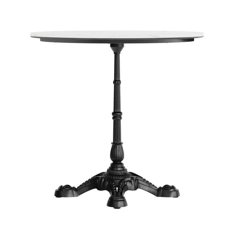 Commercial All-Weather HPL Tabletop with Bistro Base