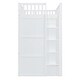 preview thumbnail 13 of 30, Twin Size Solid Wood House Loft Bed with Ladder & Wardrobe