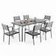 Option Grey - with armrest - Set of 7