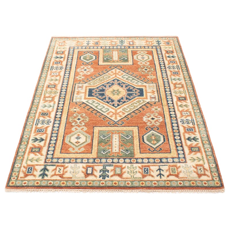 ECARPETGALLERY Hand-knotted Jules Serapi Dark Copper Wool Rug - 5'5 x 8'0