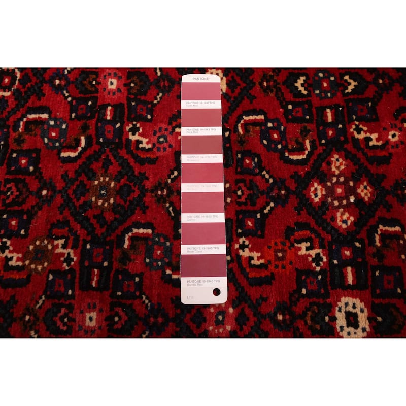 ECARPETGALLERY Hand-knotted Andelz Red Wool Rug - 2'8 x 16'3