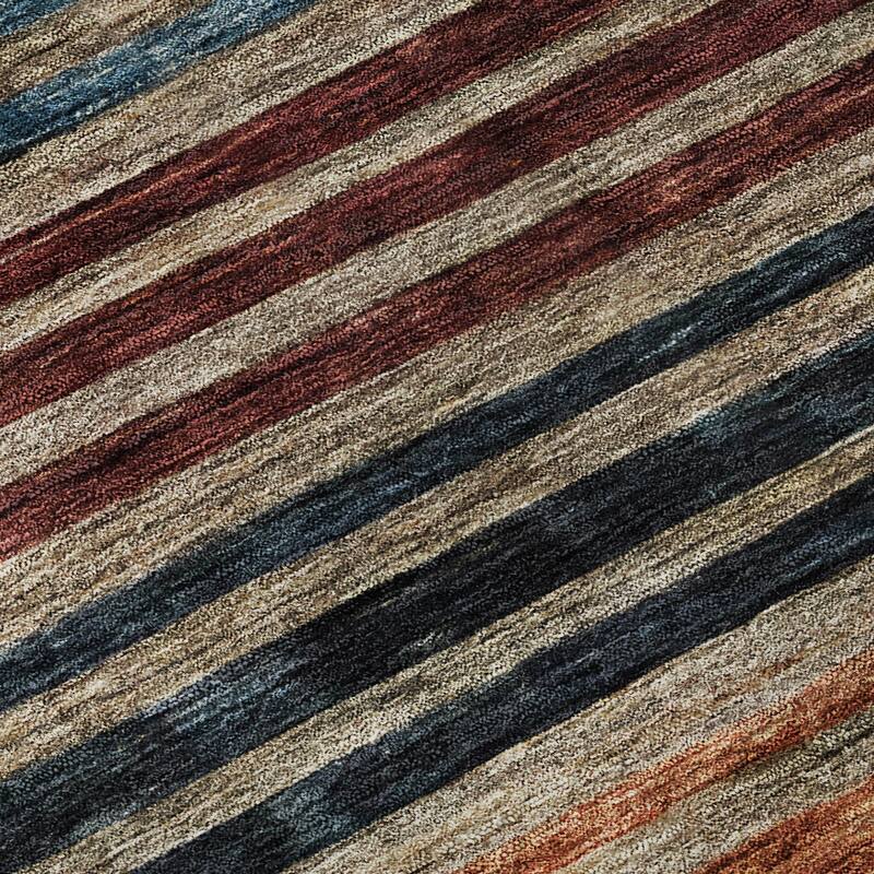 Premium Washable Super Soft Boho Stripes Mayfield Rug