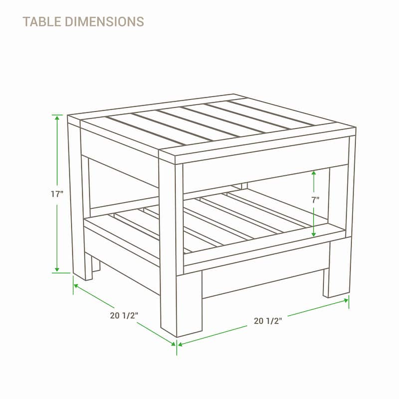 Cambridge Casual Logan 5-Piece Teak Patio Conversation Set with Sunbrella Cushion