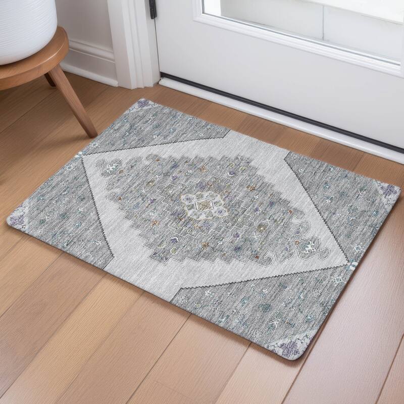 Machine Washable Indoor/ Outdoor Global Marrakesh Chantille Rug