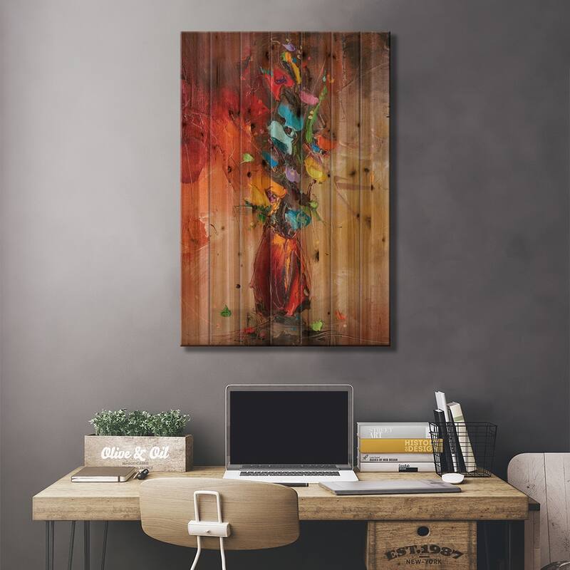 Autumn Matinee Print On Wood by Stanislav Lazarov - Multi-Color