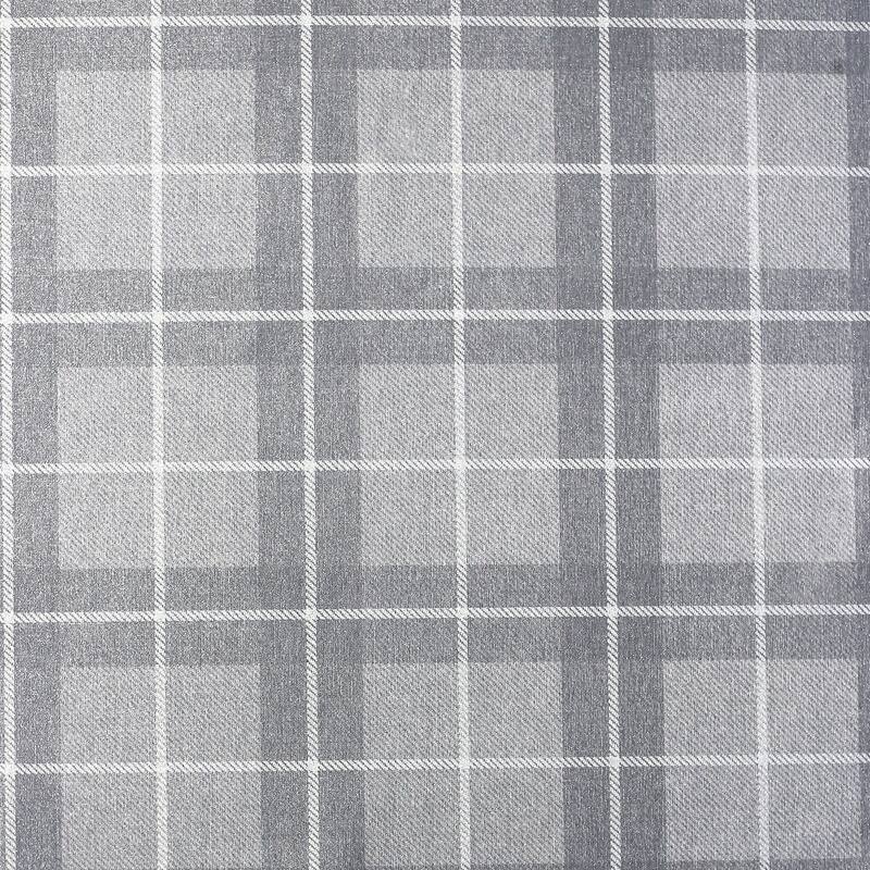 Arthouse Hudson Grey Checkered Plaid Wallpaper