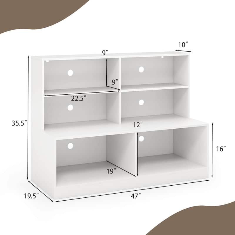 Costway Entryway Shoe Cabinet 2-in-1 Storage Cabinet & Shoe Bench - See Details