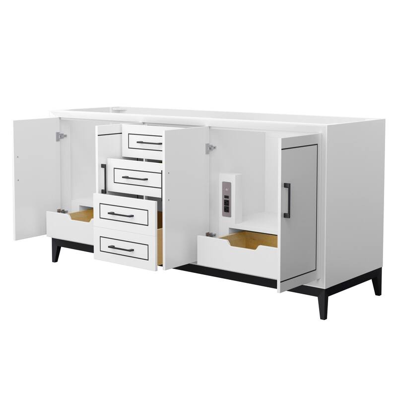 Wyndham Collection WCH515172D-CXSXX-MXX Marlena 72" Double Free