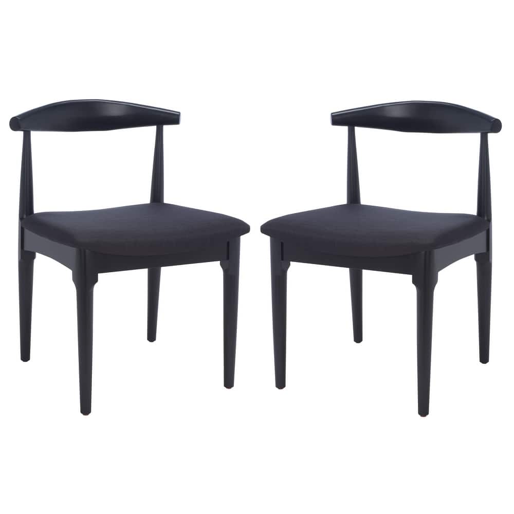 SAFAVIEH Anice Retro Dining Chair (Set of 2) - 22" W x 21" D x 30" H - 22"Wx21"Dx30"H