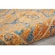 preview thumbnail 4 of 22, Nourison Passion Distressed Persian Antique Gold Teal Area Rug