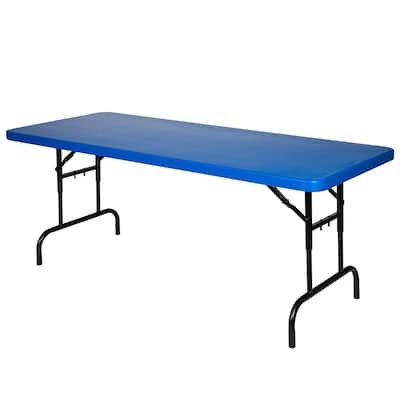 Hampden Furnishings Baldwin Collection 30 X 72 Height Adjustable Folding Table