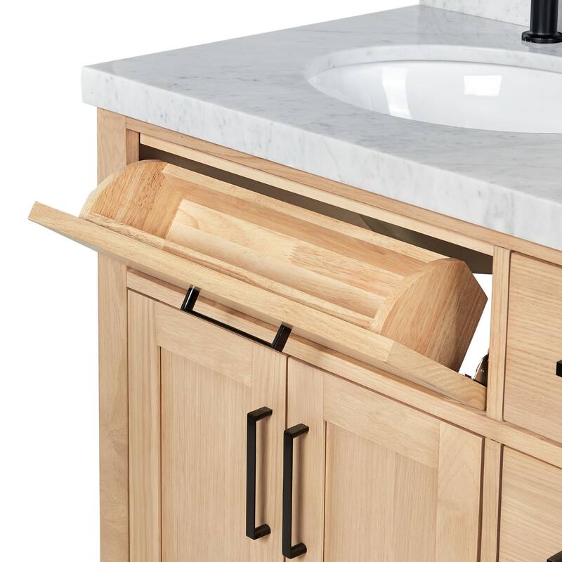 Ariel T037SLCWOVO Hepburn 37" Free Standing Single Basin Vanity Set
