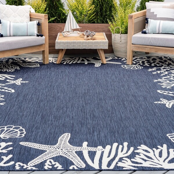 Alise Rugs Exo Novelty Coastal Indoor Outdoor Area Rug. Opens flyout.