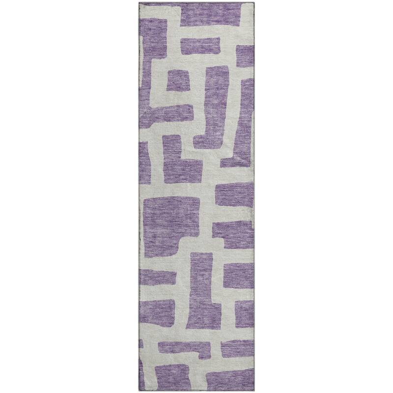 Premium Washable Super Soft Geo Maze Mayfield Rug
