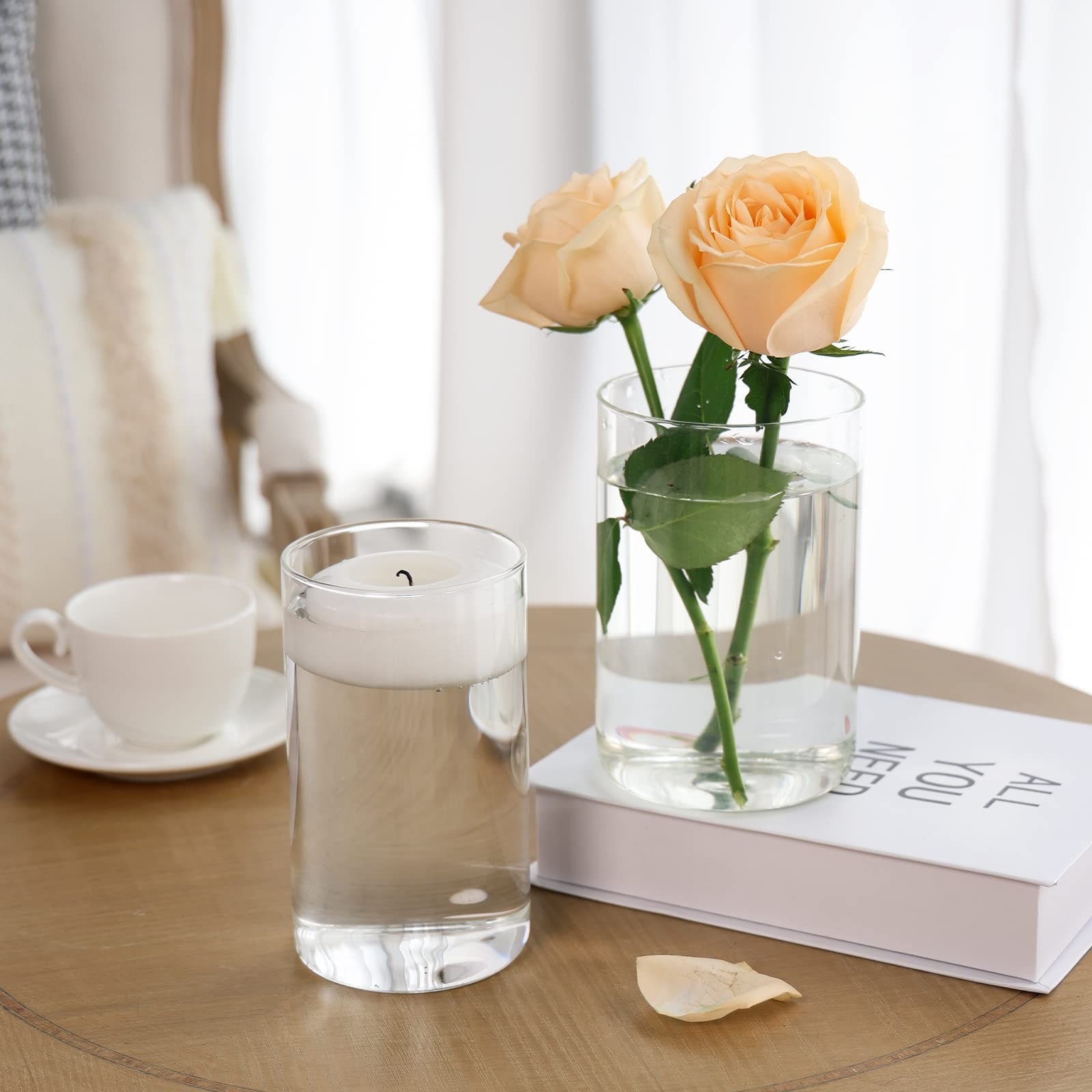 16pcs-Glass-Cylinder-Vases-for