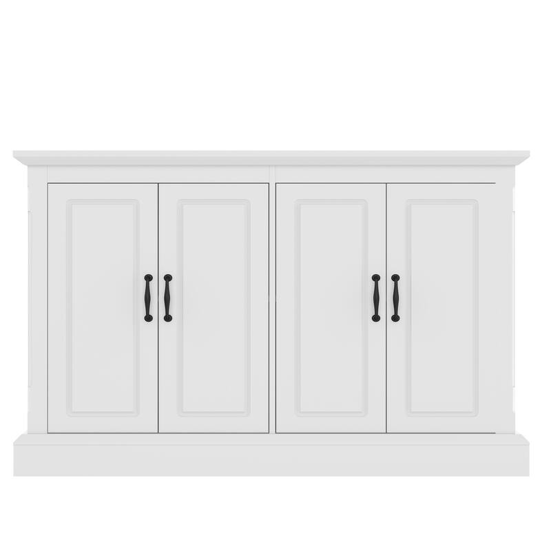 Rossetta 2-in-1 Modern Stylish Design Heavy Duty Fish Tank Stand with 4 Cabinets, Charging Station