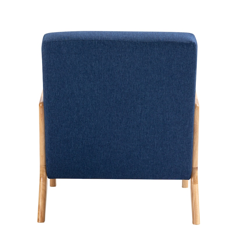 2 Set Upholstered Lounge Arm Chair with Pillow - Set of 2