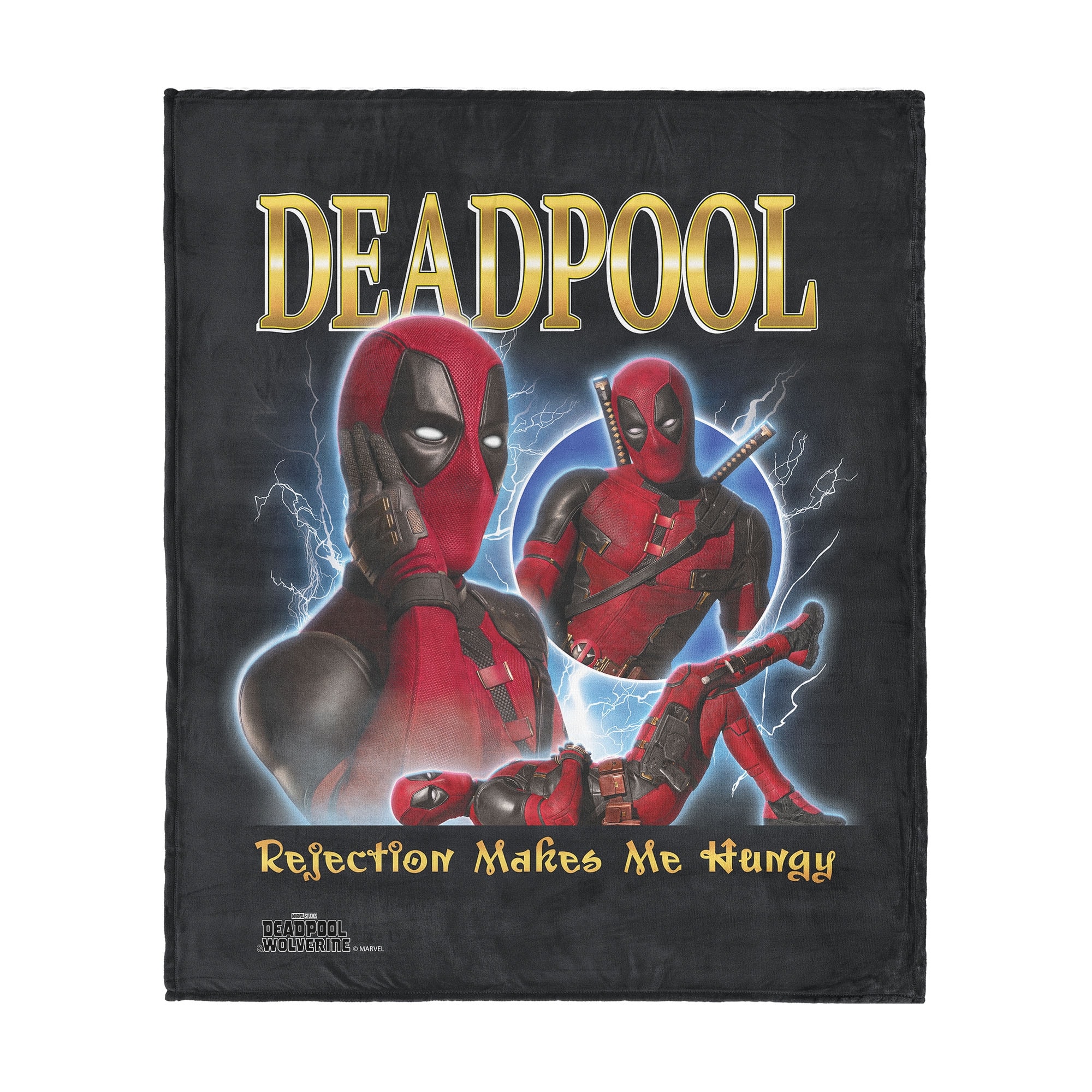 Marvel Deadpool 3 Silk Touch Throw Blanket