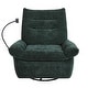 preview thumbnail 15 of 28, Upholstered Power Swivel Rocker Recliner Lounge Chair for Living Room