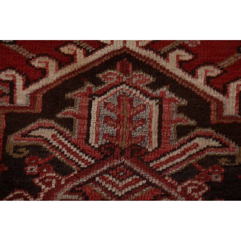 Vegetable Dye Heriz Persian Living Room Area Rug Wool Hand-knotted - 9'6" x 12'10"
