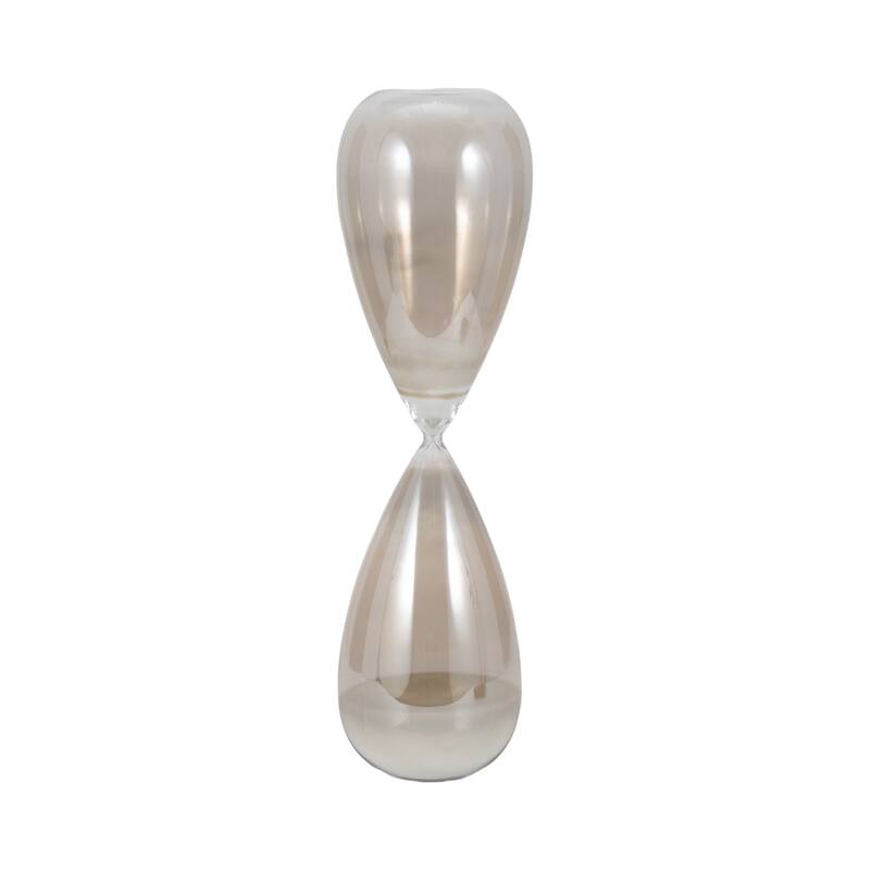Contemporary Hourglass Sculpture for Home Decor - Stylish Decorative Object
