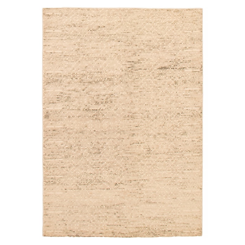ECARPETGALLERY Hand-knotted Tangier Cream Wool Rug - 5'3 x 7'7 - Cream - 5'3 x 7'7
