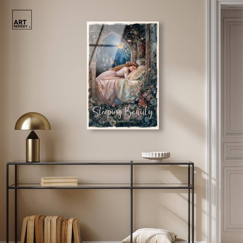 Classic Sleeping Beauty Acrylic by Art Remedy, Ready to Hang