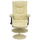 preview thumbnail 20 of 58, Contemporary Faux Leather Multi-position Recliner and Ottoman